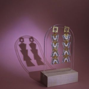 So Tabby Stud Dangles